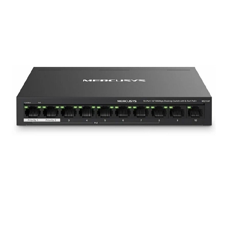 Коммутатор Mercusys MS110P — фото 1