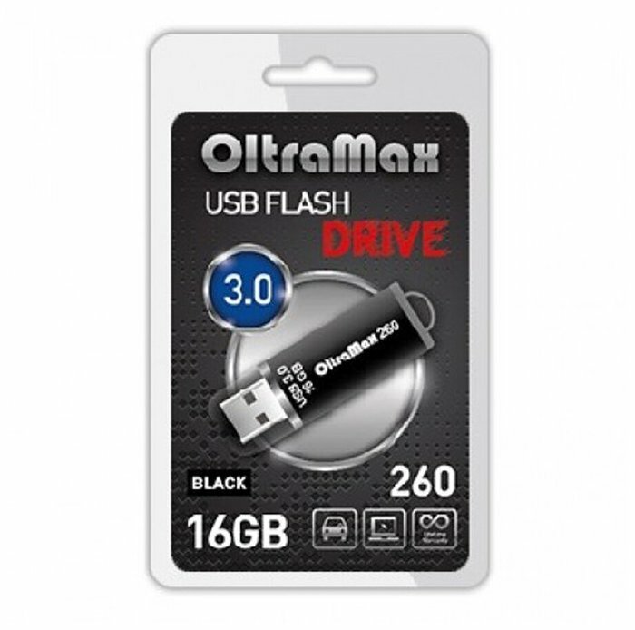 Флешка OltraMax 260 16GB Black