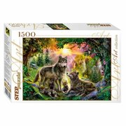 Пазлы Step Puzzle "Волки", 1500 деталей (83046)