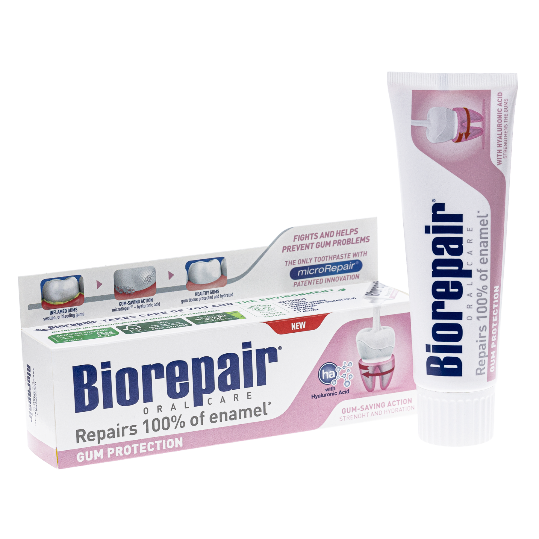 Biorepair Gum Protection Зубная паста для защиты десен 75 мл (Biorepair, ) - фото №15