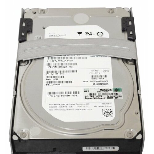 Жесткий диск HP 697965-001 4Tb 7200 SATAIII 35 HDD 2969000₽