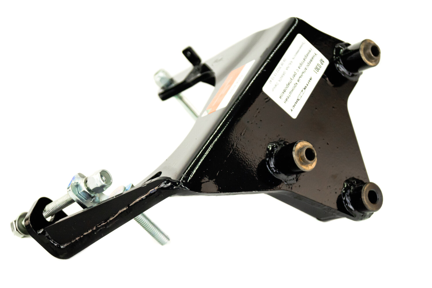 Универсальный стальной кронштейн генератора AutoProduct Parts с регулировкой для Лада Гранта, Гранта FL, Калина, Калина 2, Датсун — фото 1