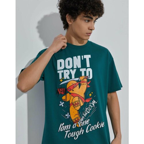 фото Футболка gloria jeans, размер l (50-52), зеленый