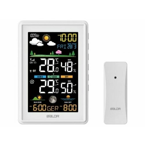 Беспроводная метеостанция Baldr WS0360BL1 белый с функцией отображения давления 459000₽