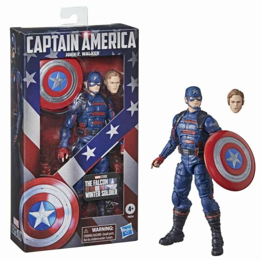 Фигурка S.H.Figuarts Avengers Captain America John Walker The Falcon and the Winter Soldier. BAS60875, 15 см