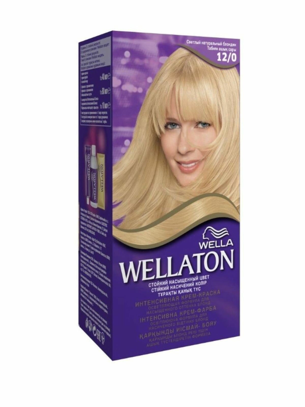 Wellaton стойкая крем-краска для волос 12/0 Светлый натуральный блондин