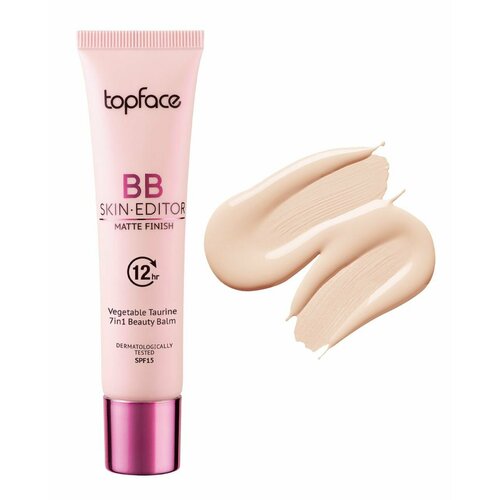 Topface Тональный крем BB Skin Editor Matte finish, тон 02 светло-бежевый bb крем topface skin editor matte finish bb foundation 30 мл