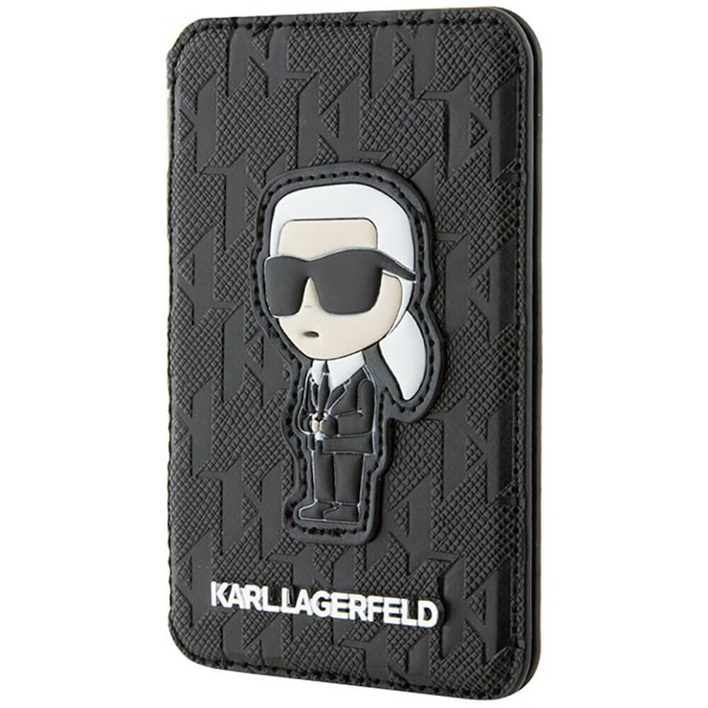 Картхолдер Karl Lagerfeld с MagSafe NFT Karl Ikonik черный (KLWMSPSAKHPKK)