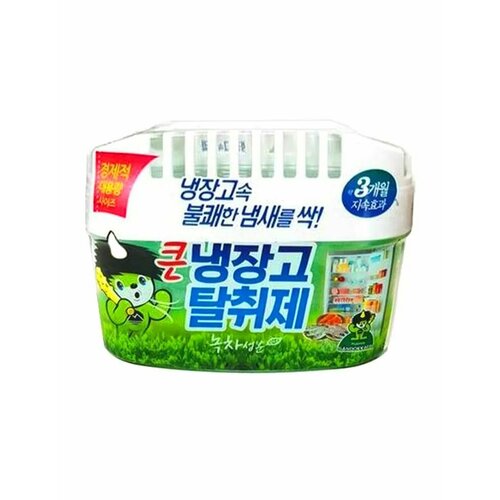 Sandokkaebi Поглотитель запаха для холодильника ODOR FRI зеленый чай предназначен для холодильников с объемом до 600 л 420 гр