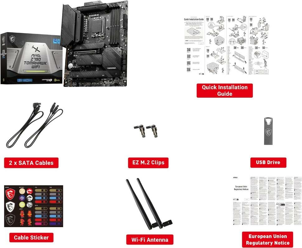 Материнская плата MSI MAG Z790 TOMAHAWK WIFI, Soc-1700, Intel Z790, ATX - фото №8