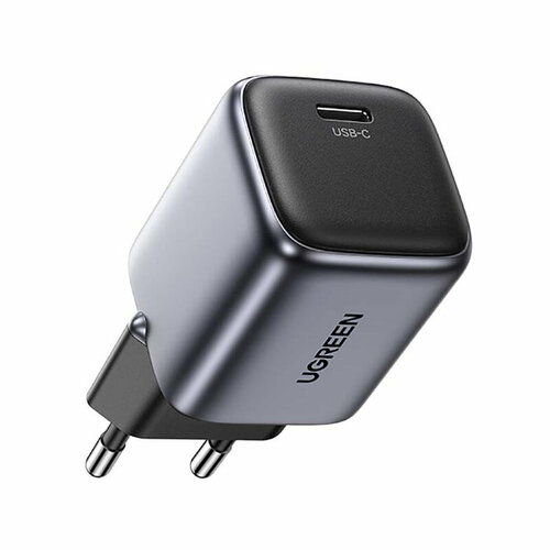 Зарядное устройство Ugreen CD319 Nexode Mini USB-C 30W PD GaN Fast Charger EU Space Grey 25257