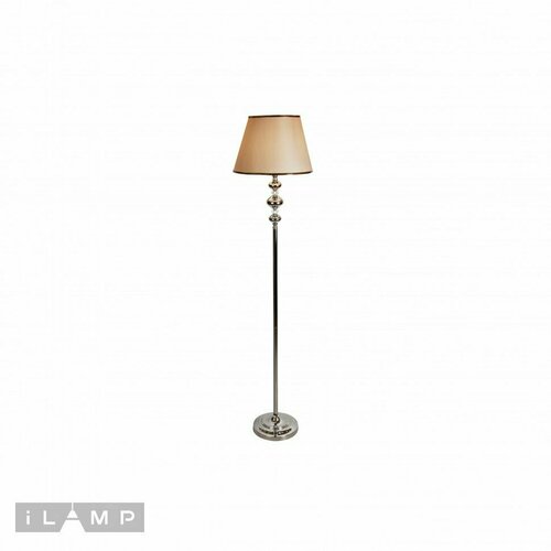 Торшер iLamp F2401-1 Nickel Brooklyn