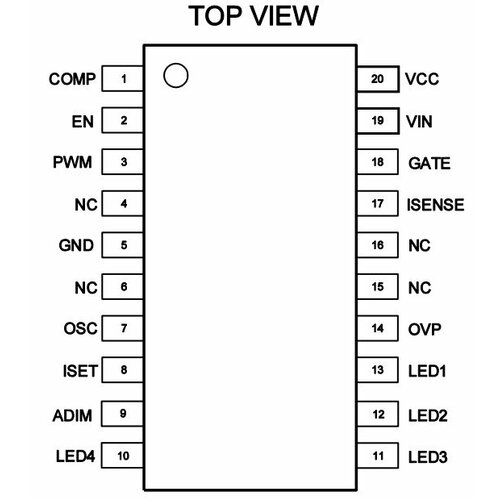 Микросхема MP3398AGY SOIC20