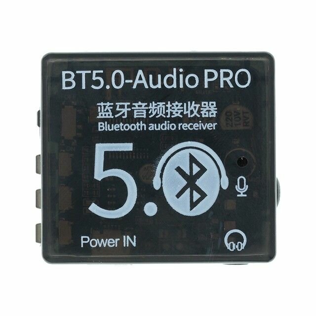 Плата Bluetooth BT Audio Pro 5.0 аудио 3,5 с Микрофоном и в корпусе