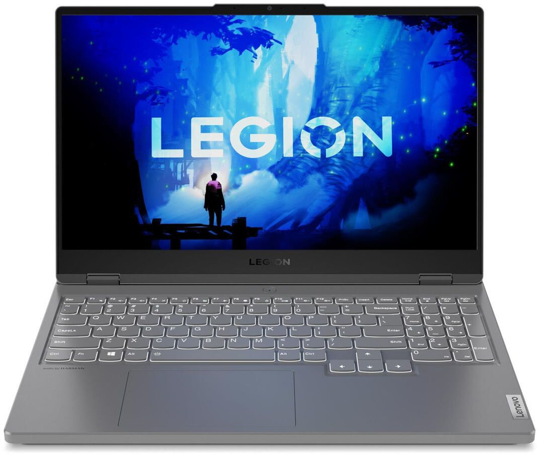 Ноутбук Lenovo Legion 5 15IAH7H, 15.6", IPS, Intel Core i5 12500H 2.5ГГц, 12-ядерный, 16ГБ DDR5, 512ГБ SSD, NVIDIA GeForce RTX 3050 4 ГБ, без операционной системы, серый (82