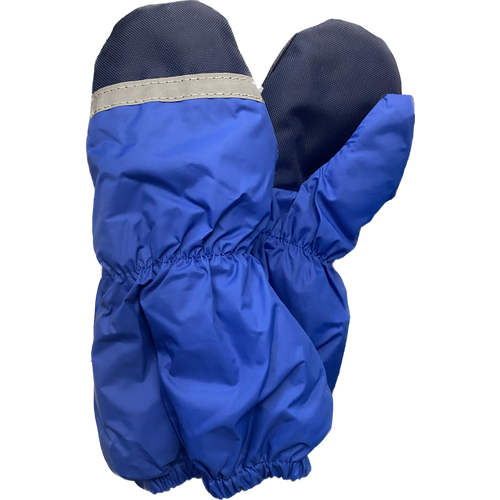фото Варежки kerry детские зимние, подкладка, водонепроницаемые, размер 0, синий