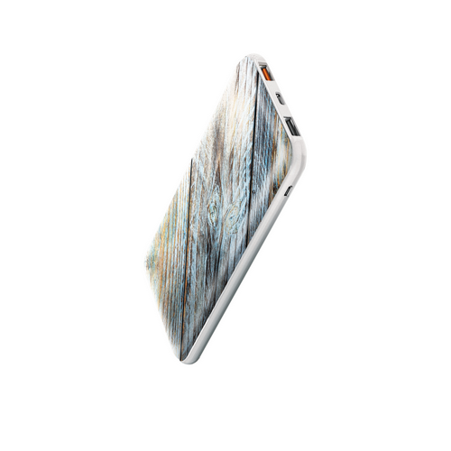 Внешний аккумулятор Qumo PowerAid P10000 QC 10000 мА-ч QC 3020BC12MTKPE 12PD под дерево 267500₽