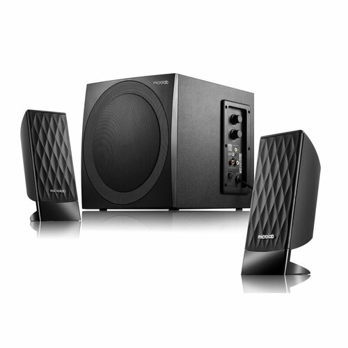 Колонки Microlab 2.1 M-300 (38W) черные черный