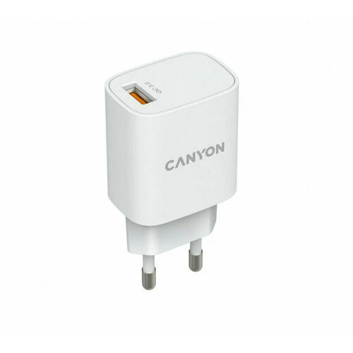 Сетевое зарядное устройство Canyon CNE-CHA18W белый