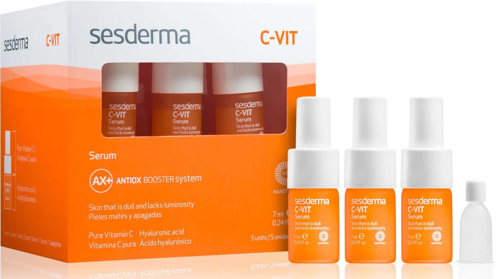 Sesderma Cыворотка реактивирующая, 5 шт х 7 мл (Sesderma, ) - фото №11