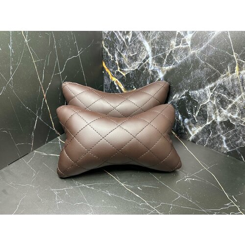 Комплект подушек на подголовник автомобиля, набор автомобильных подушек под шею - 2 шт.