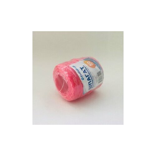 Шпагат полипропилен плоский, 50м, 1100 текс, красный, 40056 Сибшнур