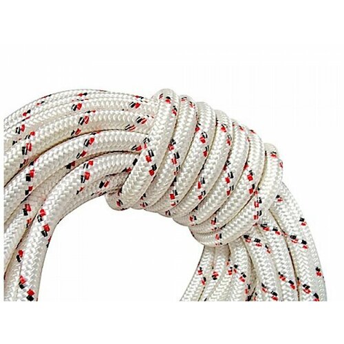 Веревка 6 мм, хозяйственная, плетеная с сердечником, 16 прядей, 20м
