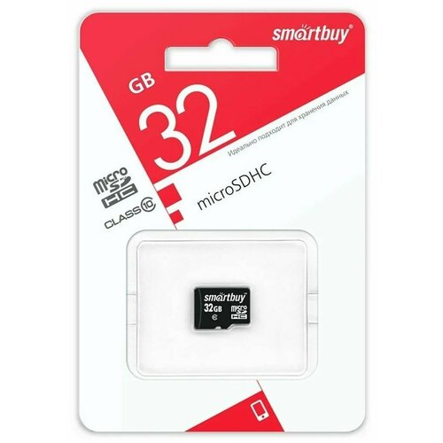 Карта памяти Smartbuy micro SDHC 32Gb Class 10 UHS-I без адаптера карта памяти smartbuy microsdhc 16 гб sb16gbsdcl10 00le class 10 запись 15 мбайт сек чтение 50 мбайт сек