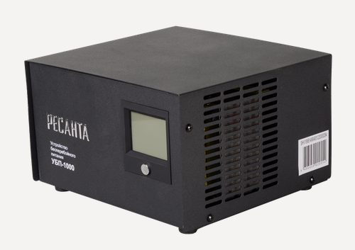 Изображение товара Устройство бесперебойного питания УБП-1000 Ресанта, 800 Вт, 100 А*ч