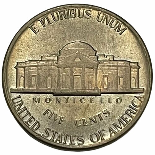 сша 5 центов 1980 г nickel джефферсон s proof США 5 центов 1980 г. (Nickel, Джефферсон) (P)
