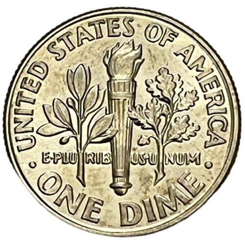 США 10 центов (1 дайм) 1992 г. (Dime, Рузвельт) (D)