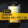 Фото #11 Противоударное защитное стекло для телефона Xiaomi Redmi 4X, Redmi Go и Redmi 5A / Стекло с олеофобным покрытием на Сяоми Редми 4Х, Редми Го, Редми 5А