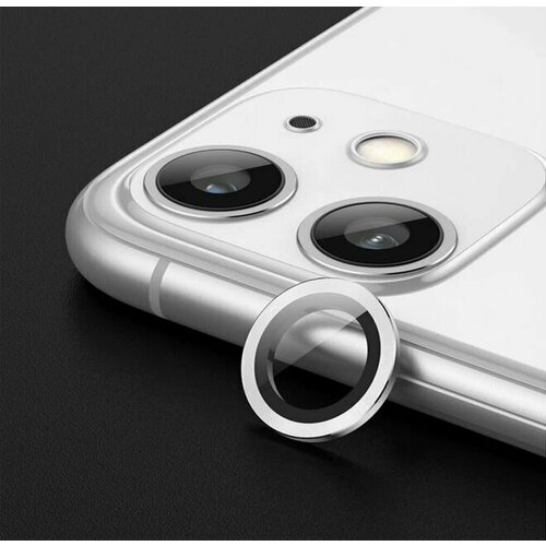 Линзы (стекла) для защиты камеры Серебриcтые (Серебро) для Apple Iphone 13, Apple Iphone 13 Mini линзы стекла со стразами для защиты камеры разноцветные хамелеон для apple iphone 13 iphone 13 mini