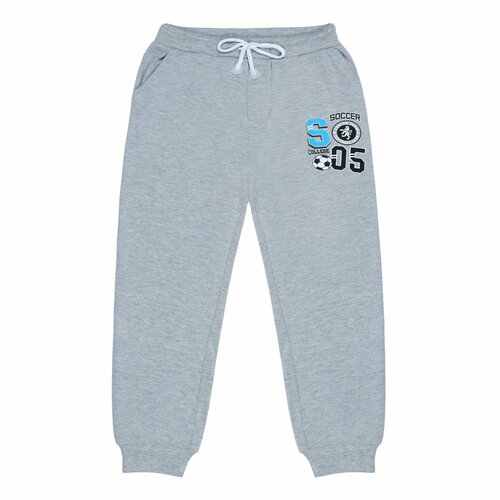 фото Брюки , размер 134, серый нет бренда