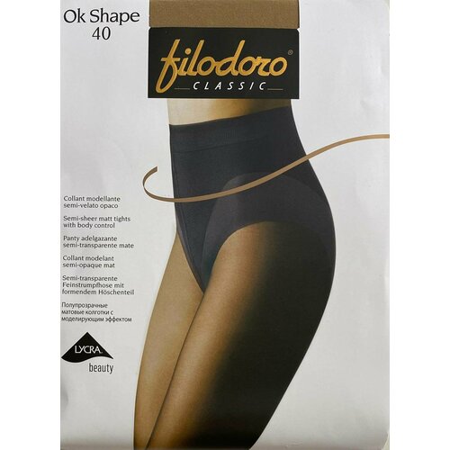 Колготки  Filodoro Classic Ok Shape, 40 den, размер 4, бежевый