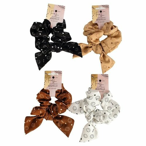 Резинка для волос BEAUTELLA объемная 1шт. арт. DHA-EBV-01-11-mix