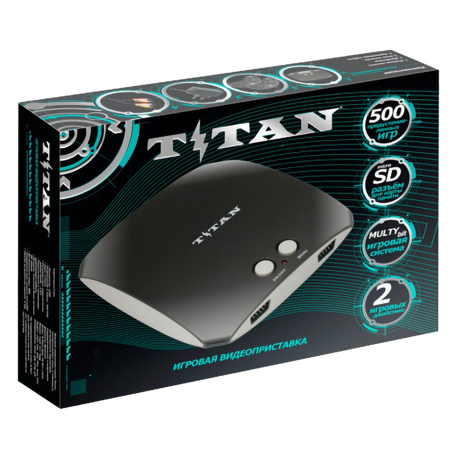 Игровая приставка SEGA Magistr Titan 3 черный (500 встроенных игр) (SD до 32 ГБ) черная