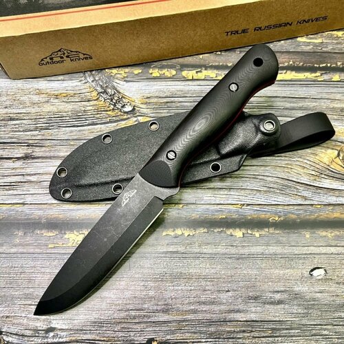 Нож N.C. Custom NCC043LE-A10BSW/G10RD Forester, AUS-10 BlackWashe Blade, Black-Red G10 Handle складной нож т 34 black сталь aus 8 рукоять black g10