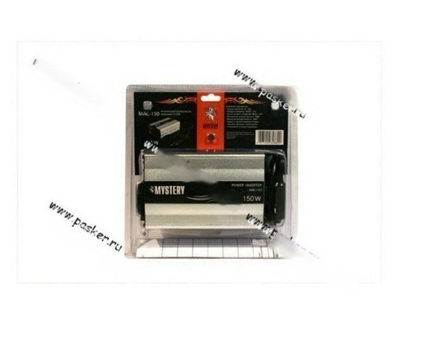 Преобразователь напряжения 12В/220В 150Вт Mystery с USB в прикуриватель для гаджетов