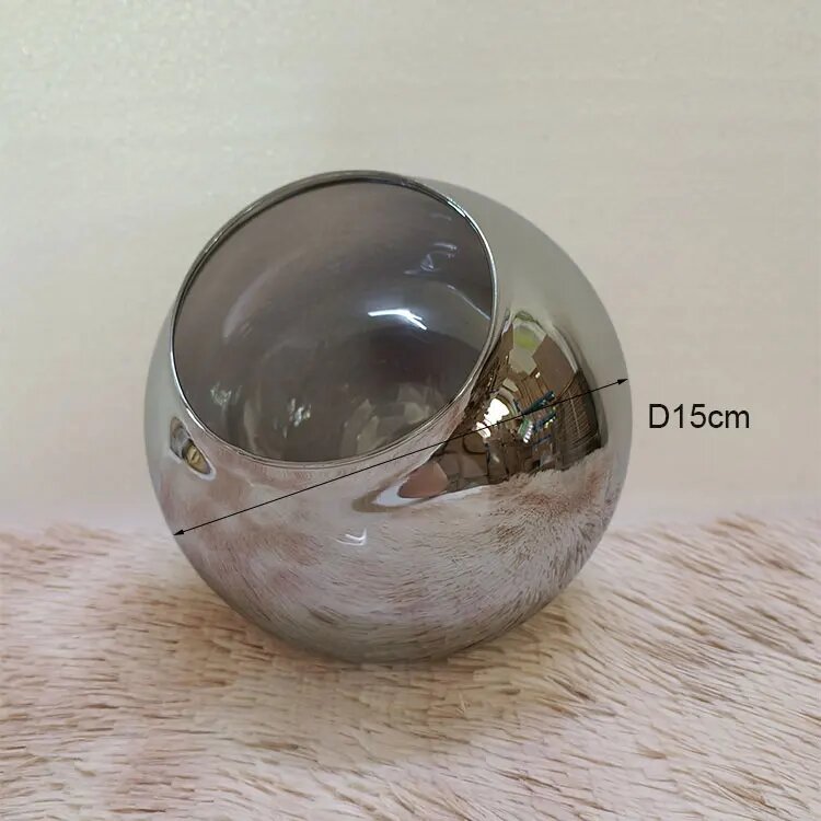 Коньяк Янтарно-серый D43 см открывающийся глобальный стеклянный абажур сменный белый прозрачный абажур для E27 винтовая лампа люстра светильники grey D15cm