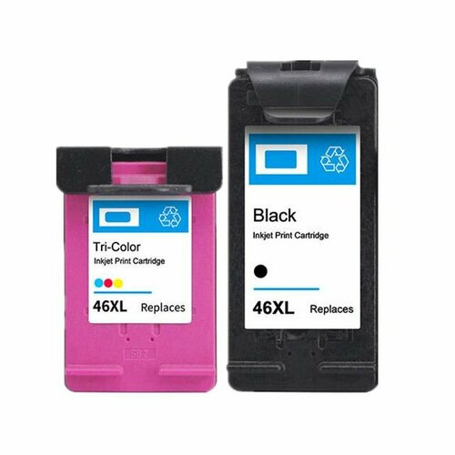 XIMI анти Картридж для струйного принтера HP 46 Ink Совместимость с Deskjet Картридж для струйного принтера HP 46 Ink Совместимость с Deskjet 2020hc/2029/2520hc/252 9/Ultra 4729