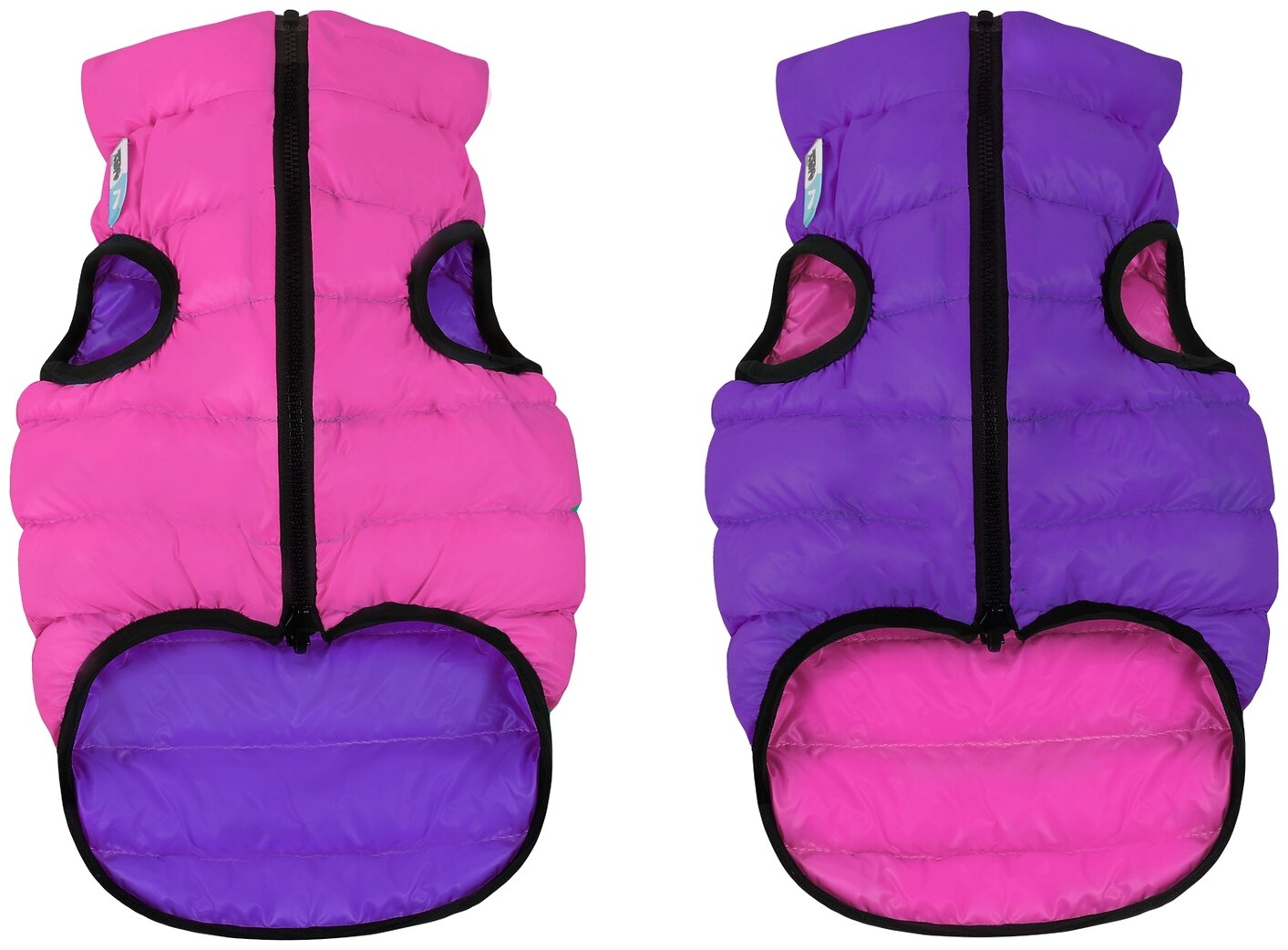 AiryVest Курточка двухсторонняя ЭйриВест размер S 30 розово-фиолетовая. Спина: 57-59см объем груд