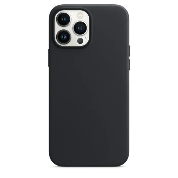 Чехол Leather Case MagSafe для iPhone 14 Plus 6.7", темно-серый (4)