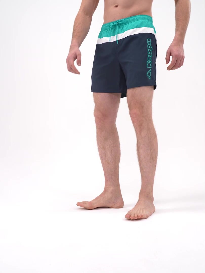 Шорты для плавания Kappa Logo Men's 40cm Swimming shorts, размер 46, синий/голубой — фото 1