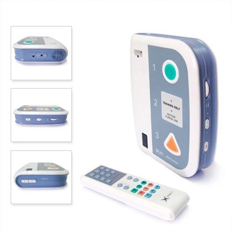 20-язычный тренажер AED XFT-120C + Устройство для обучения оказанию первой помощи Внешний дефибриллятор Учебная машина 10 режимов обучения
