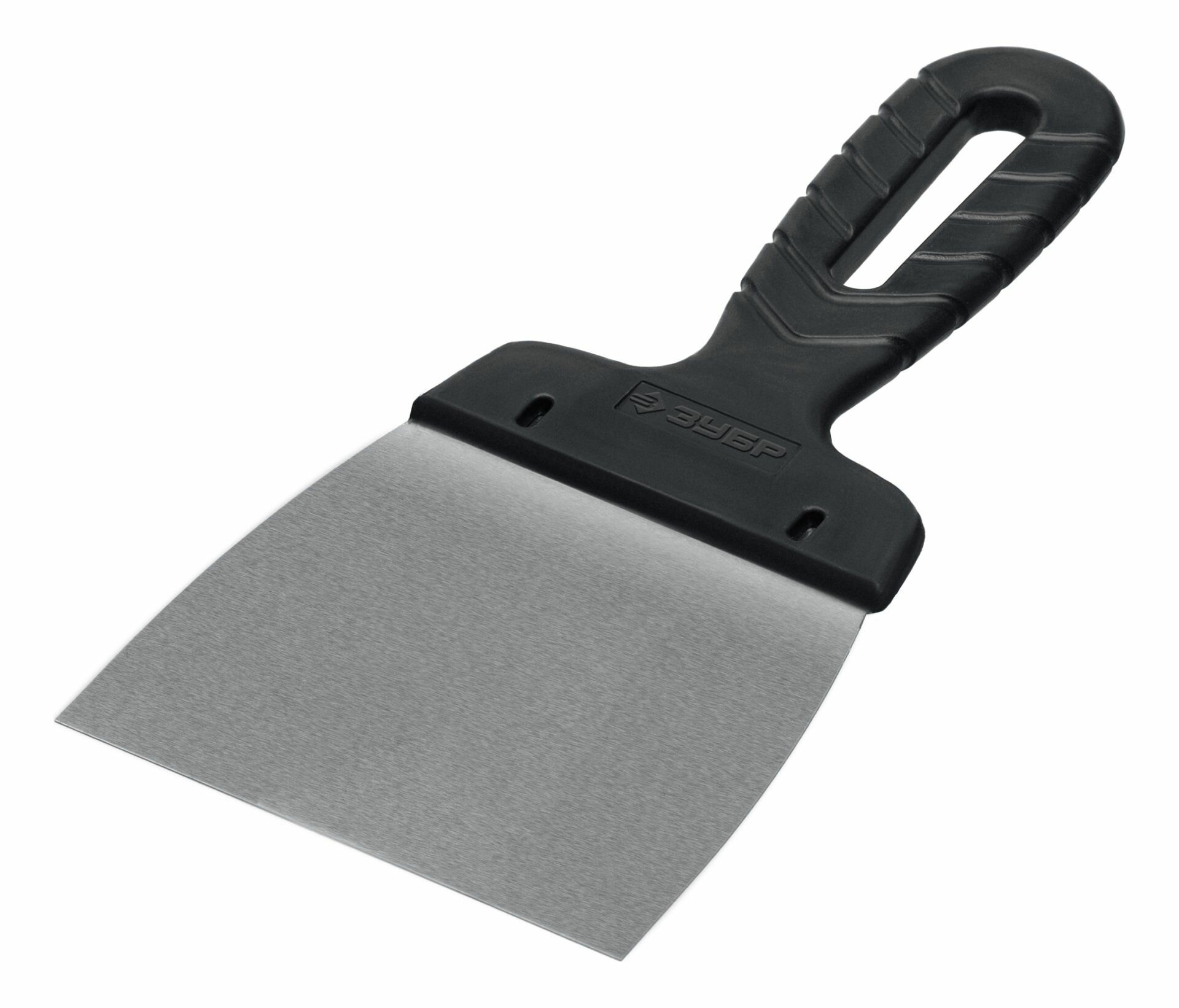 Шпатель ЗУБР 100 мм пластиковая ручка нержавеющий 10077-10