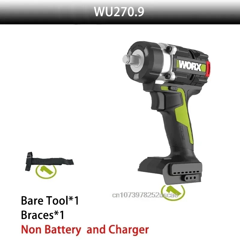 WORX WU270 1/2 аккумуляторный ударный гайковерт 700 Нм