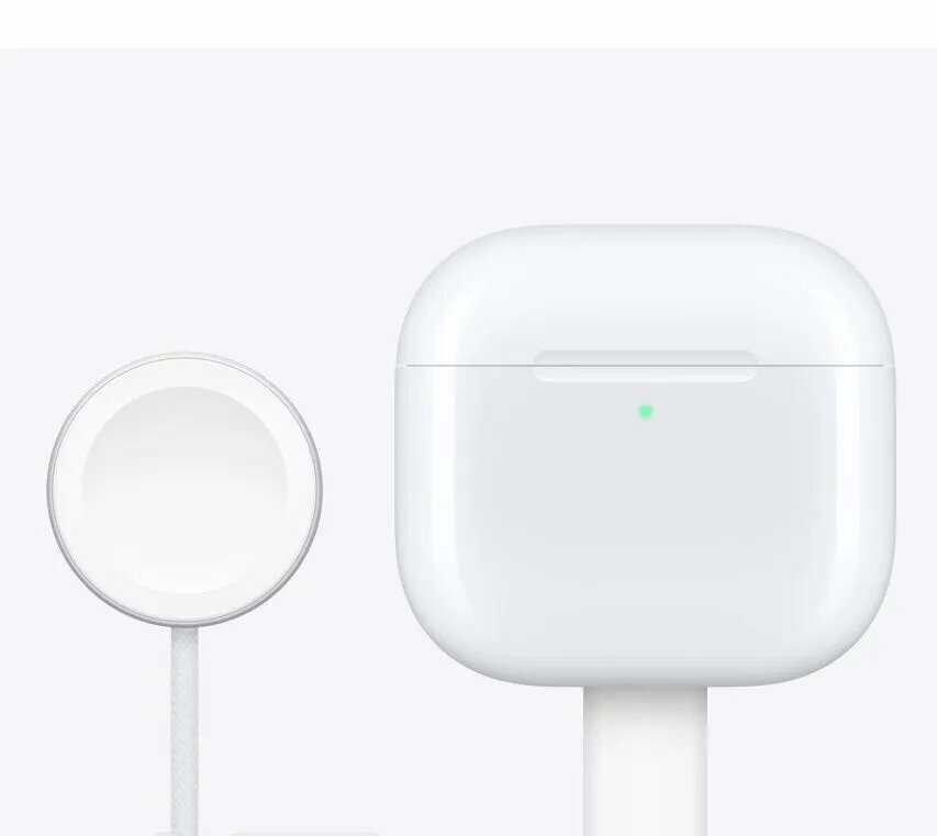 Наушники беспроводные с микрофоном Airpods 4 Bluetooth White — фото 1