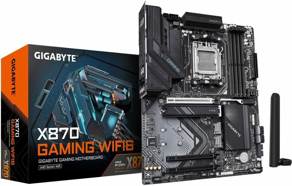 Материнская плата GIGABYTE X870 GAMING WIFI6, Standard-ATX, AM5
