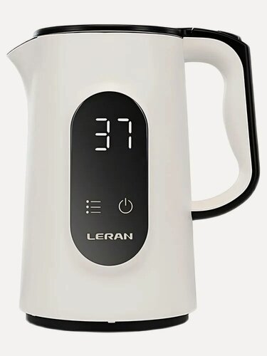 Изображение товара Чайник Leran EKM 1560 STDW, 1,5 л, мощность 1800Вт, автоотключение, фильтр от накипи